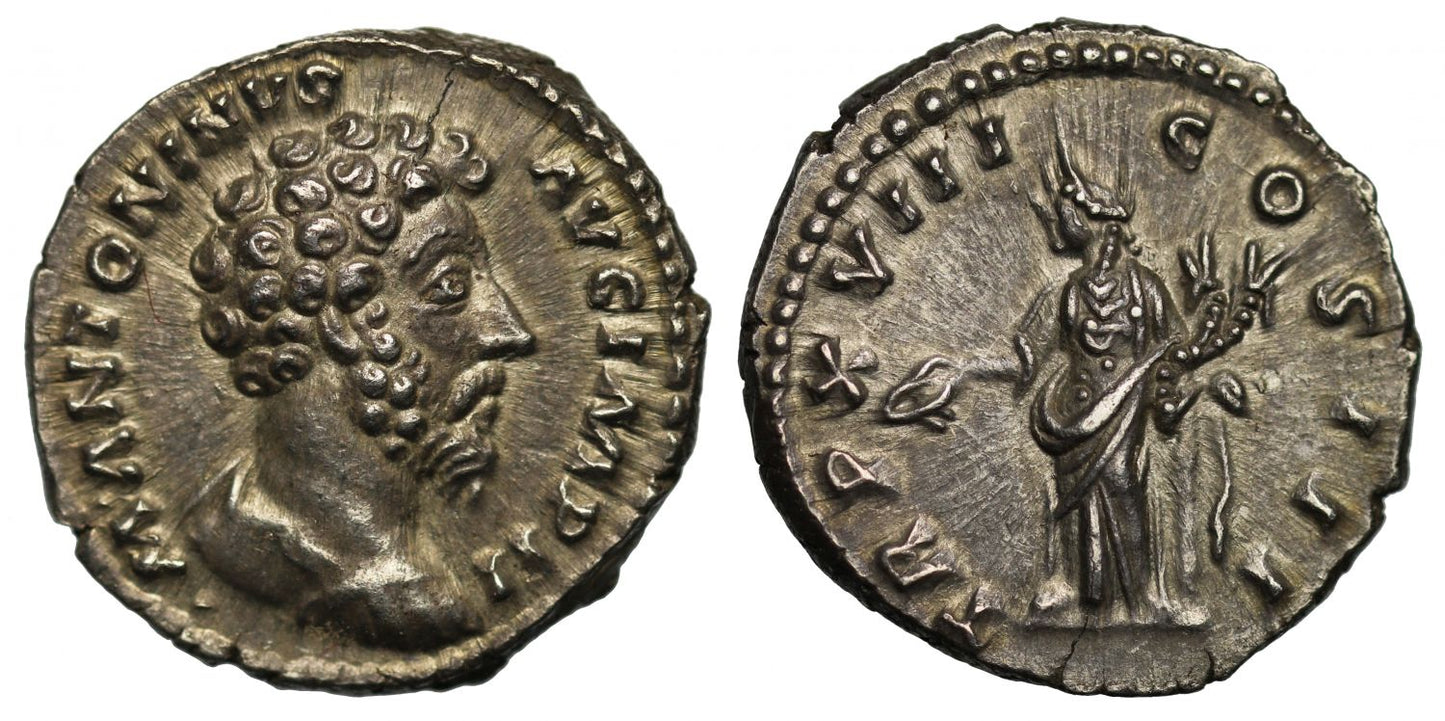 Marcus Aurelius, Silver Denarius