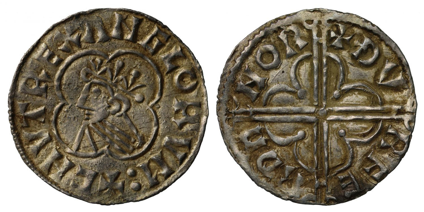 Canute Quatrefoil type Penny, Norwich, Thurferth