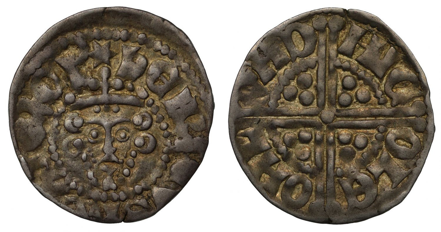 Henry III voided long cross Penny, London, class 2b