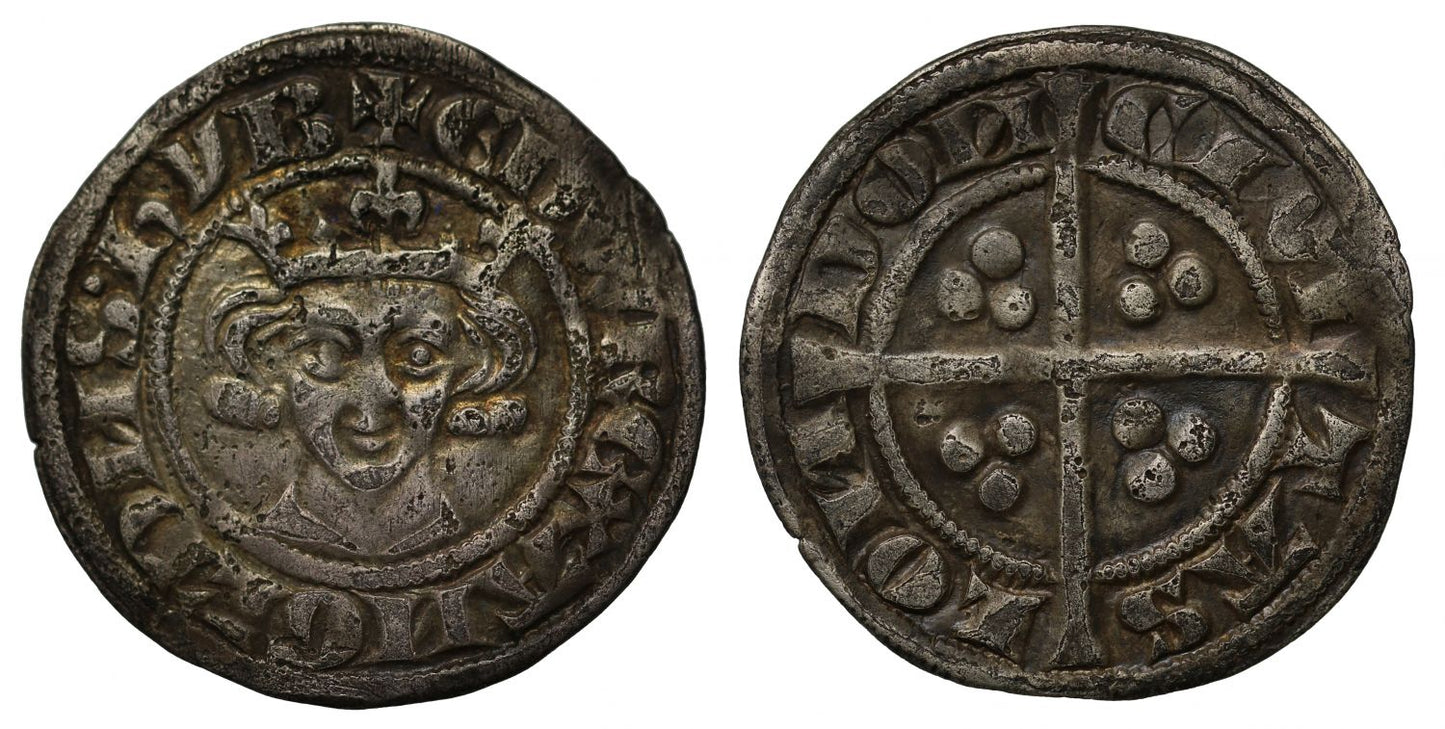 Edward I Penny long cross, London, class 1c