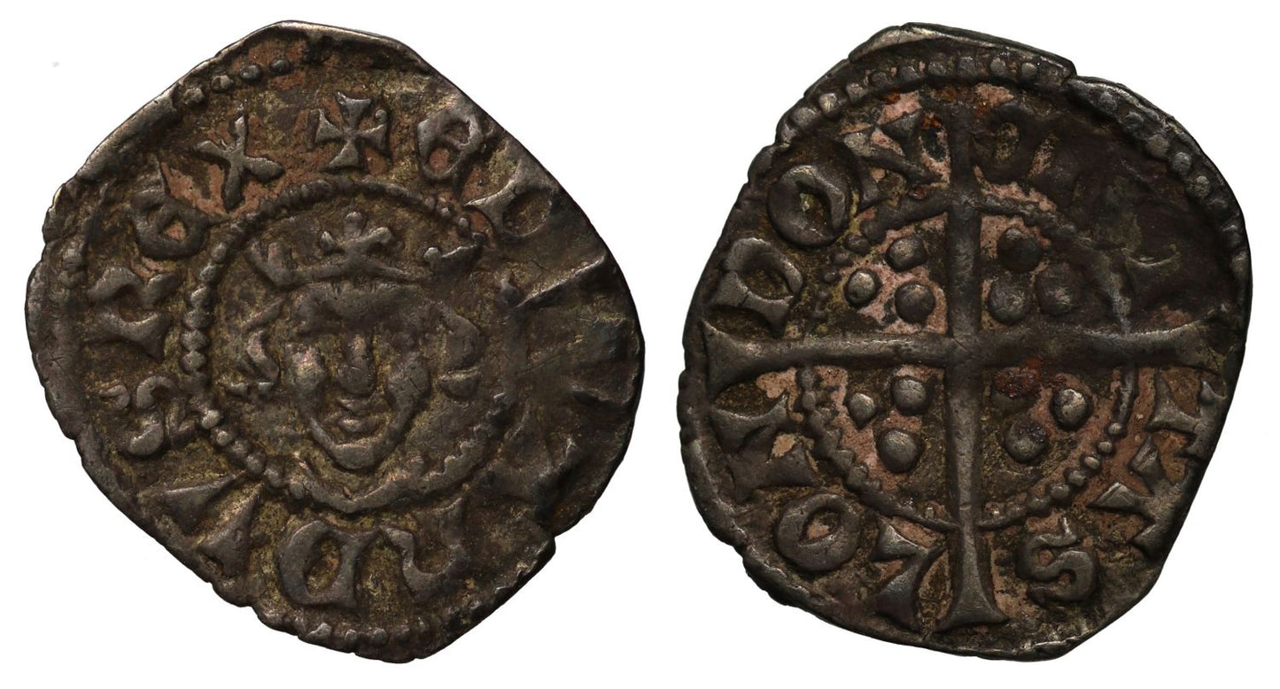 Edward I silver Farthing London Mint, class 10