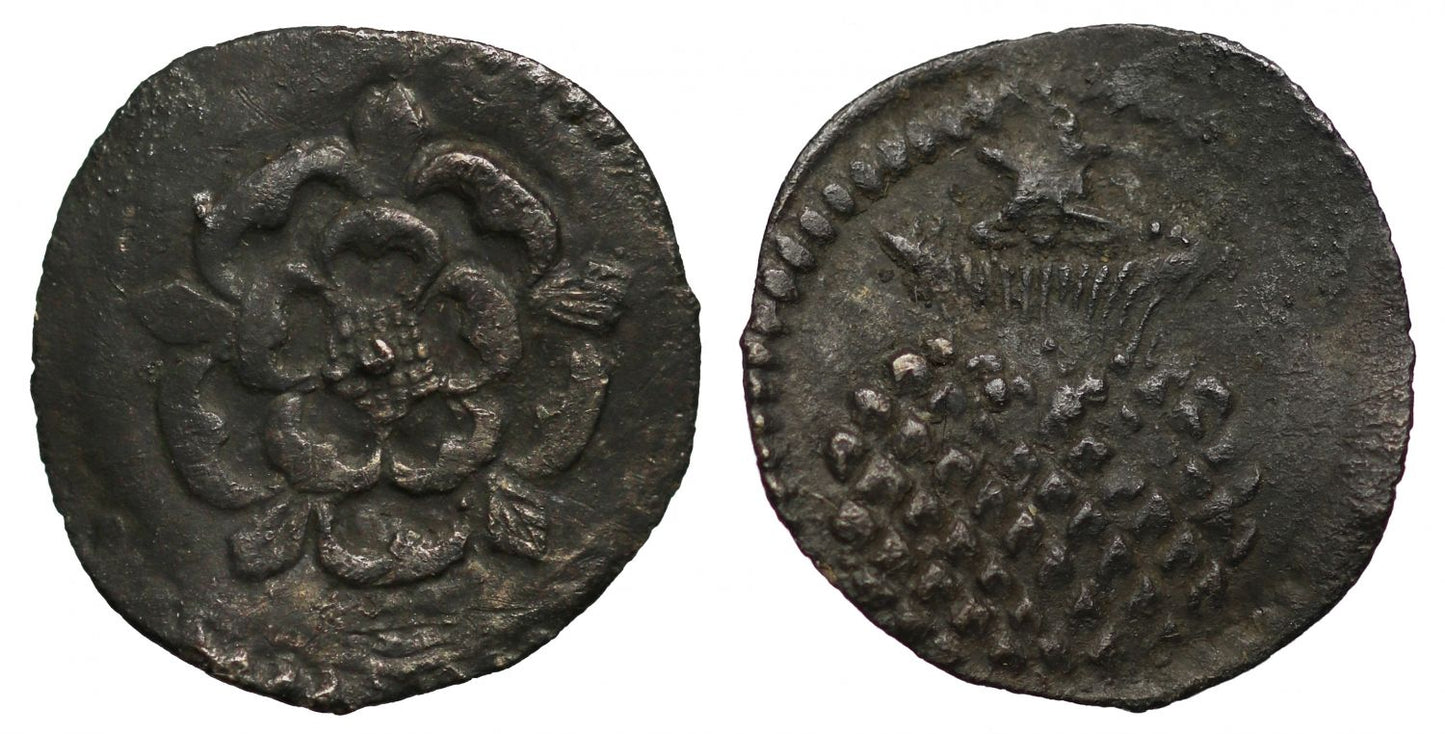 James I Halfpenny mintmark mullet