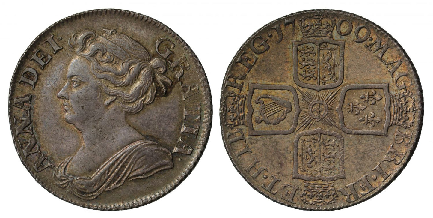 Anne 1709 Shilling
