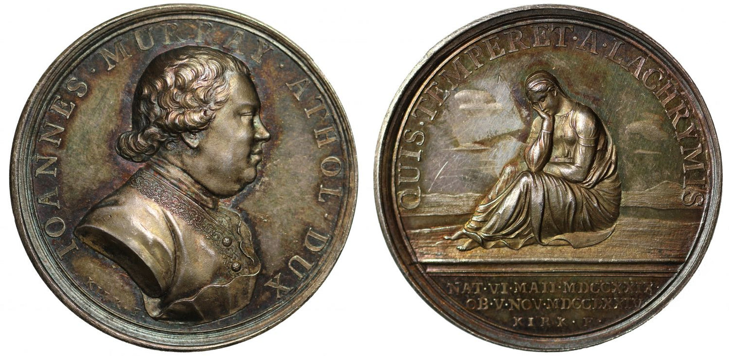 Isle of Man, Duke of Atholl, 1774, silver Medal