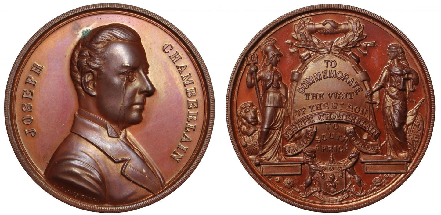 Joseph Chamberlain, Visit to South Africa.