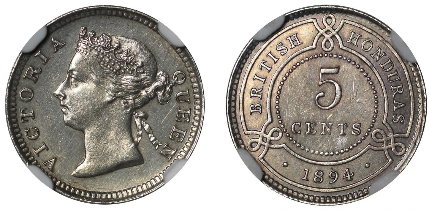 British Honduras, 5-Cents, 1894.