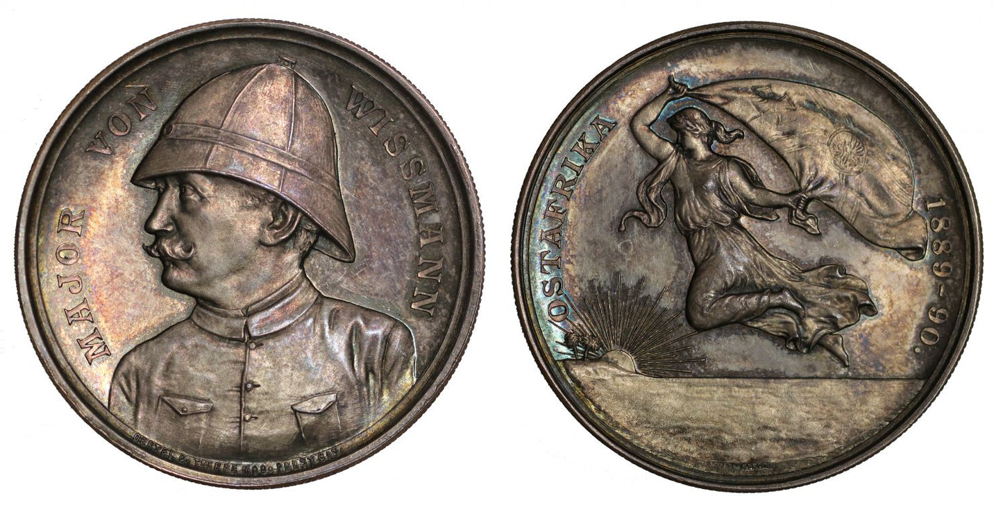 Hermann von Wissmann, Silver Medal, 1889-90