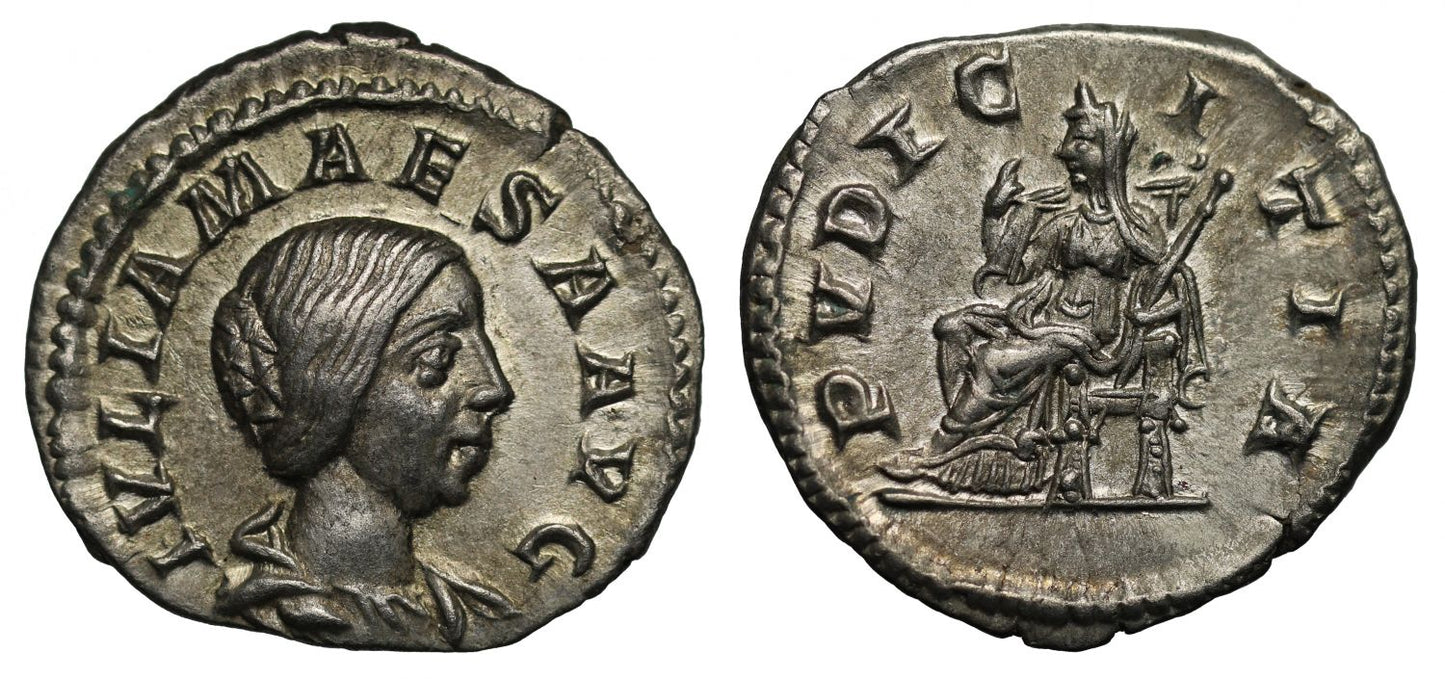 Julia Maesa, Silver Denarius