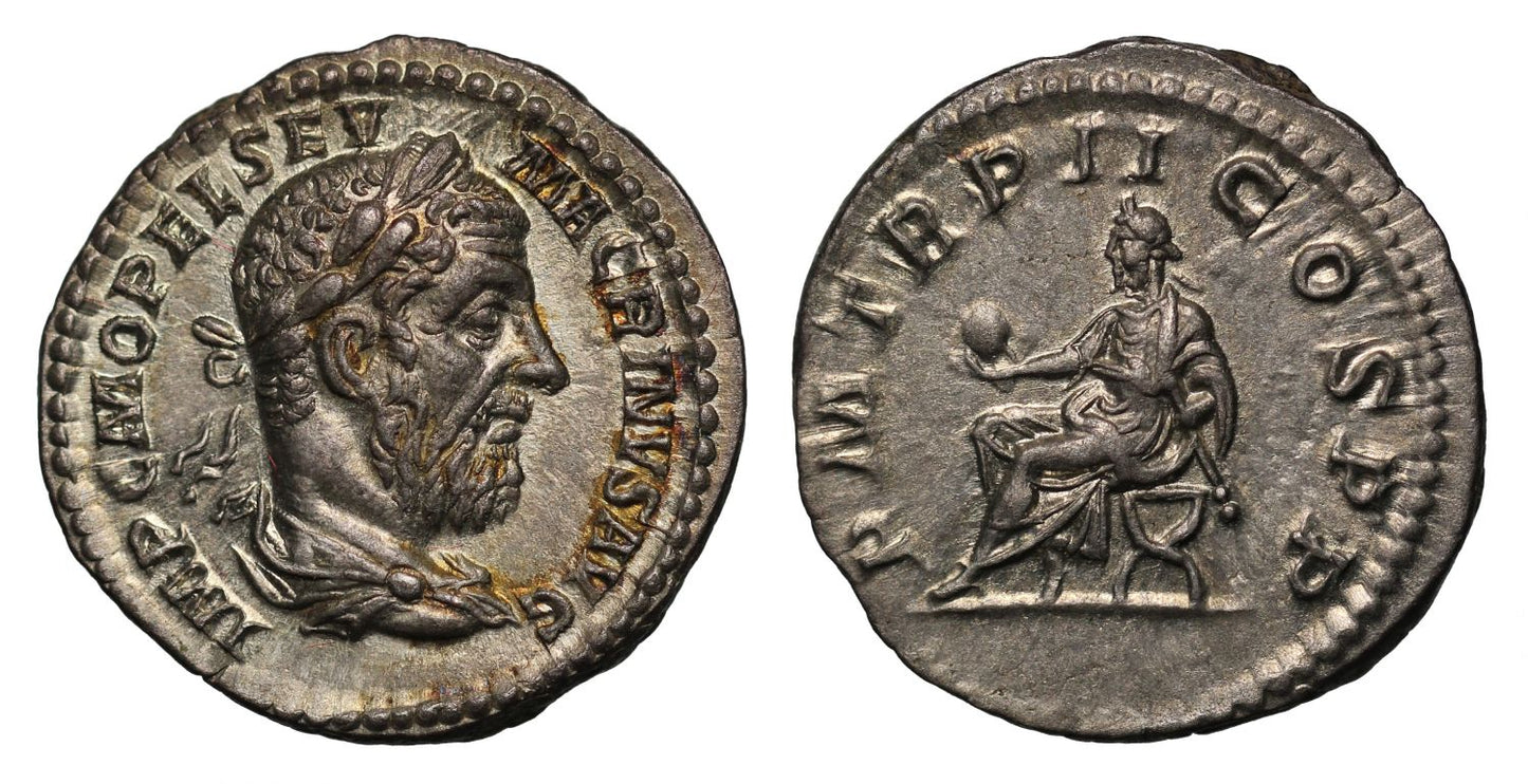 Macrinus, Silver Denarius