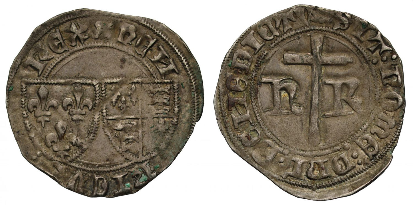 Henry VI Petit Blanc Rouen mint