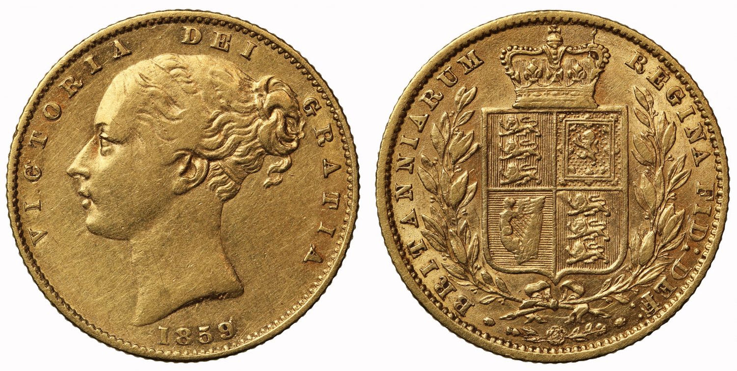Victoria 1859 Ansell Sovereign