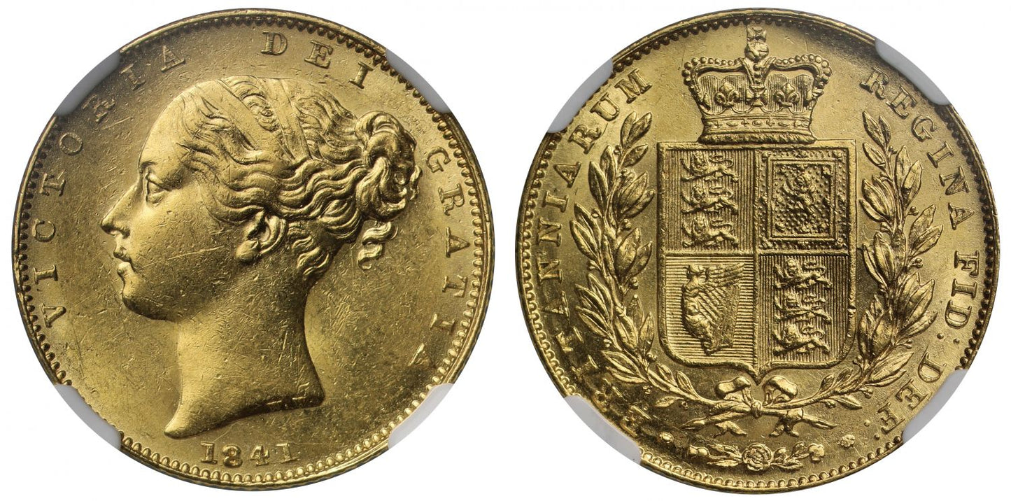 Victoria 1841 Sovereign MS61