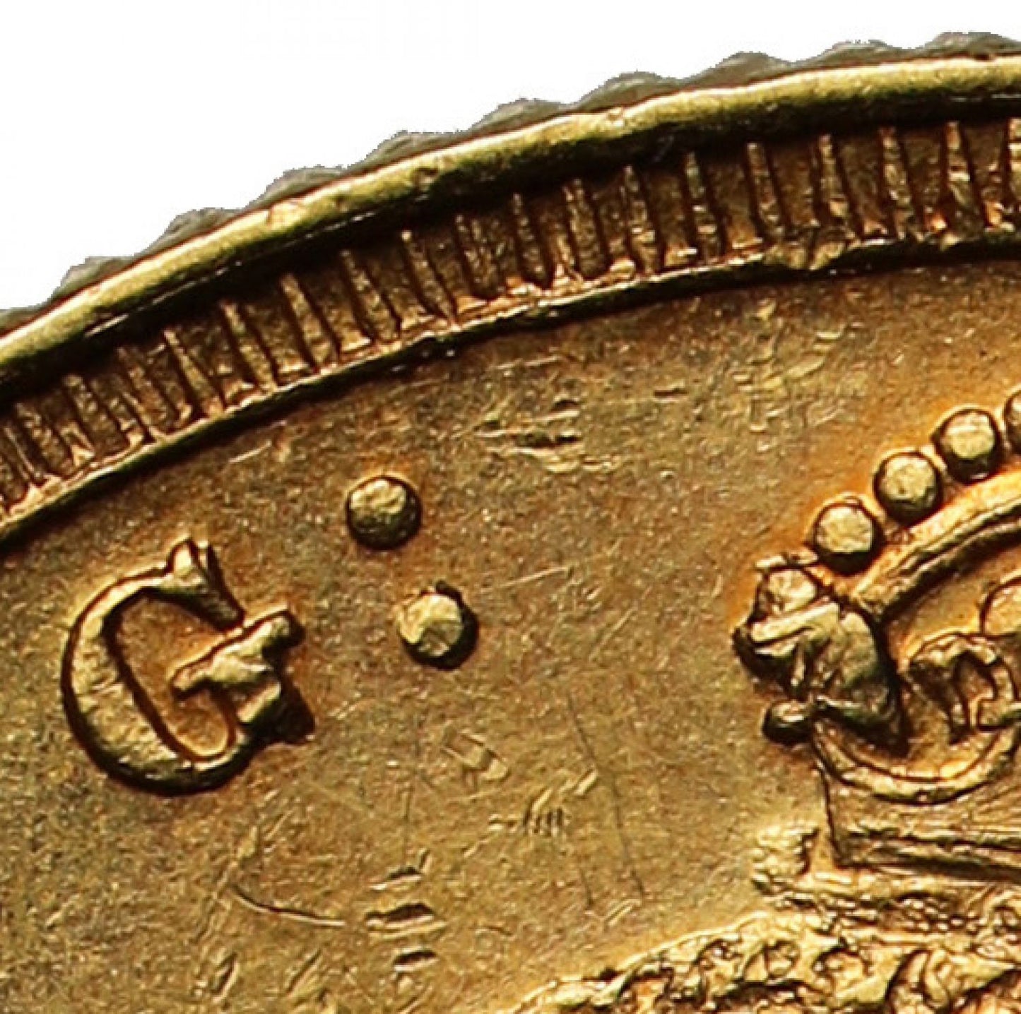 Sovereign 1887 Melbourne, first legend, hooked J, lower spaced (DISH M3)
