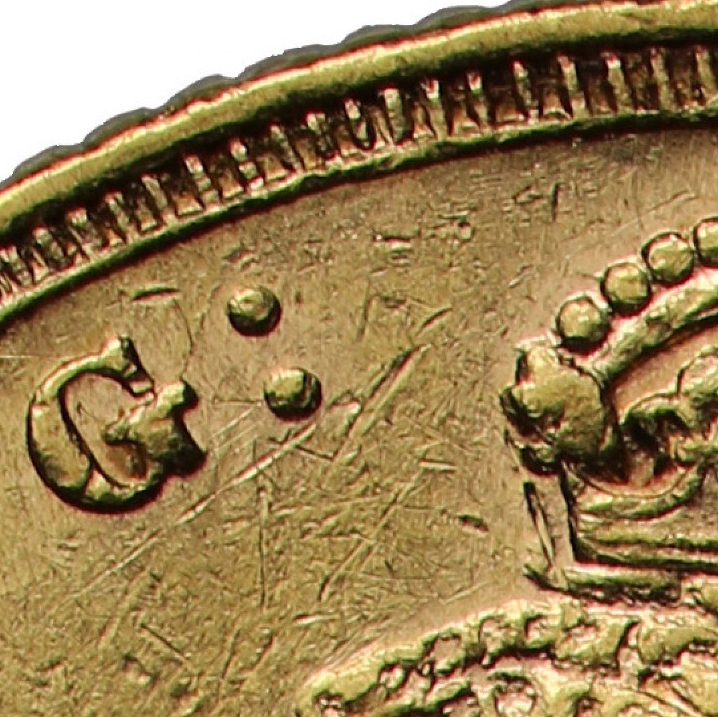 Sovereign 1889 Melbourne, first legend (DISH M11)