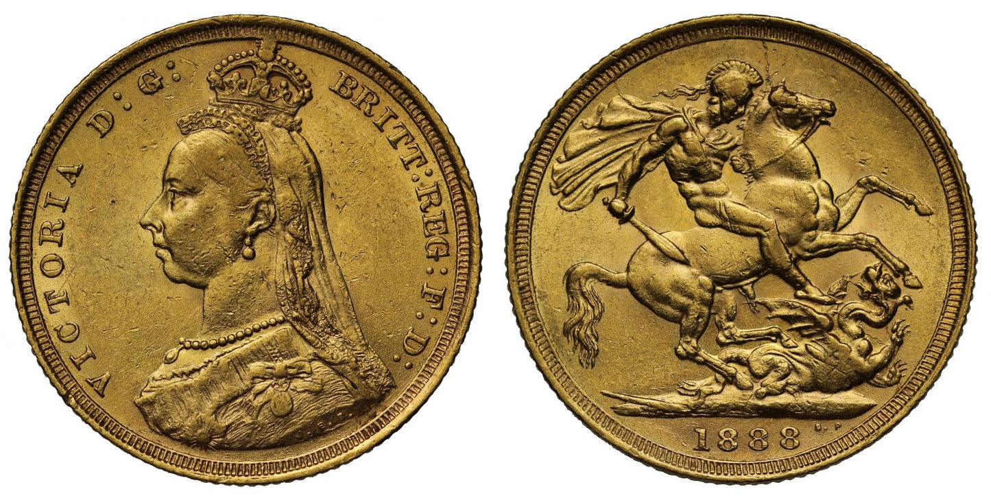 Victoria 1888S Sovereign Dish S7