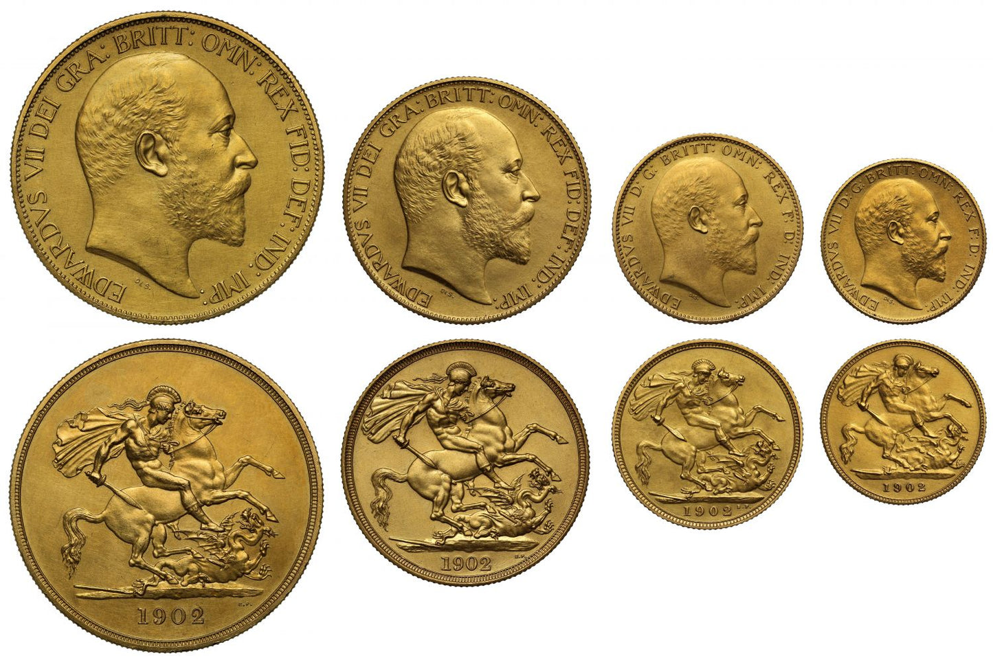 Edward VII 1902 proof Set Five Pounds down