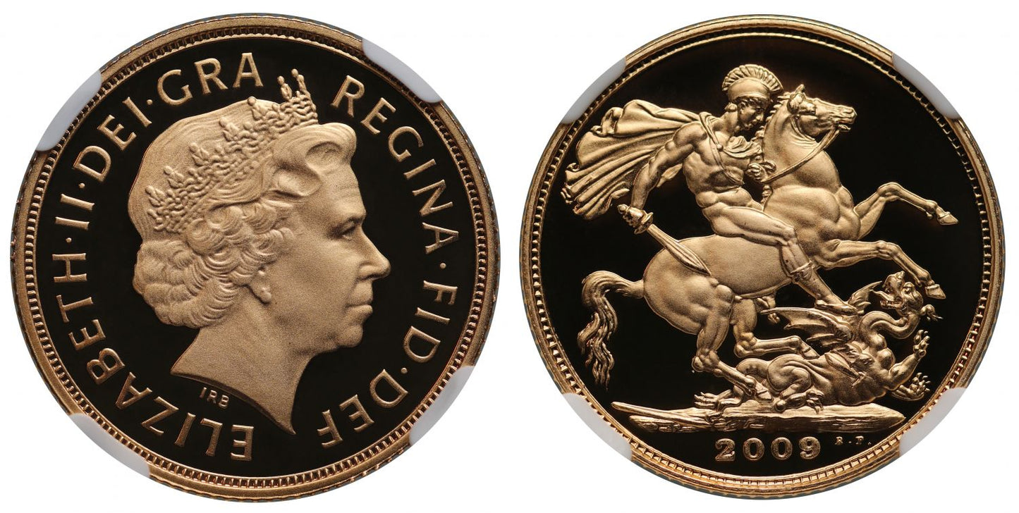 Elizabeth II 2009 proof Sovereign PF69 ULTRA CAMEO