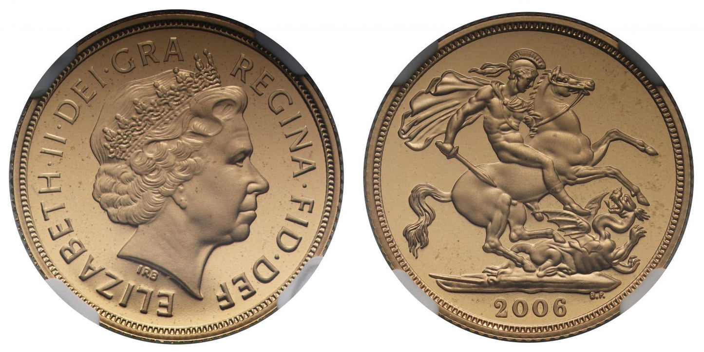 Elizabeth II 2006 proof Sovereign PF68 ULTRA CAMEO