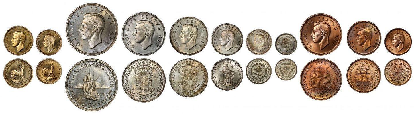South Africa George VI 1952 Proof set.