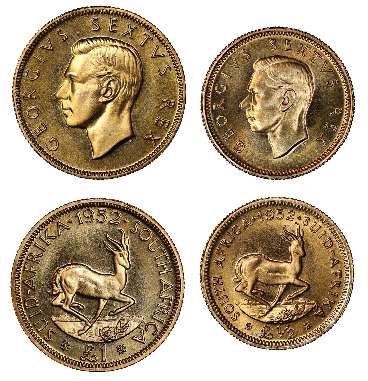 South Africa George VI 1952 Proof set.