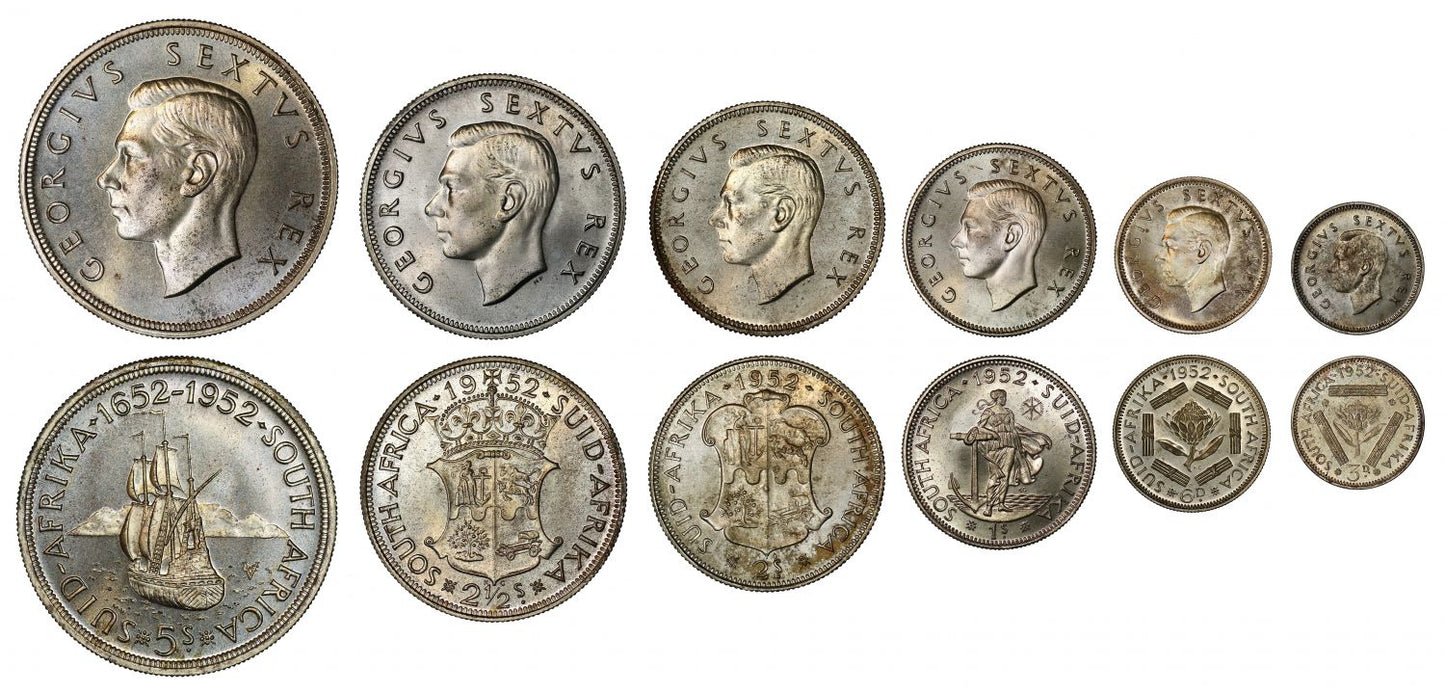 South Africa George VI 1952 Proof set.