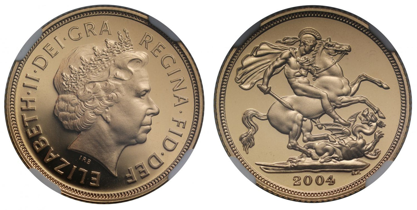 Elizabeth II 2004 proof Sovereign PF69 ULTRA CAMEO