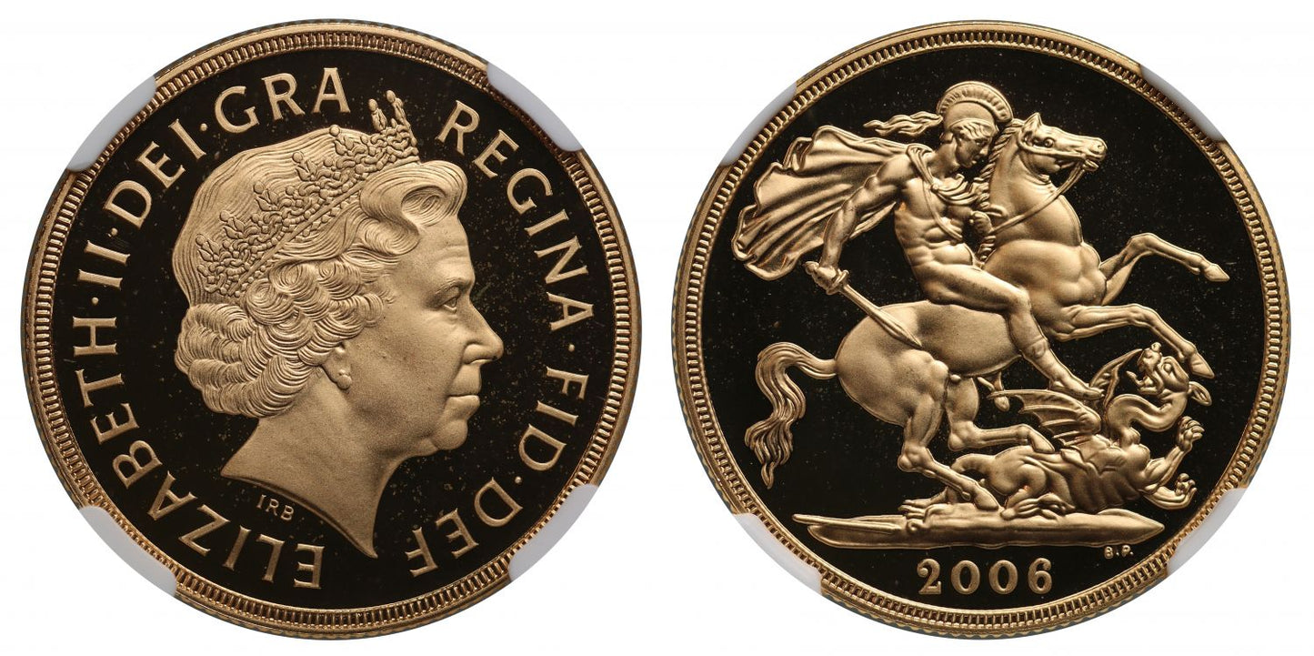 Elizabeth II 2006 proof Two-Pounds PF68 ULTRA CAMEO