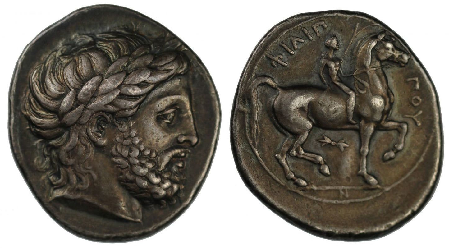 Kingdom of Macedon, Philip II, Silver Tetradrachm