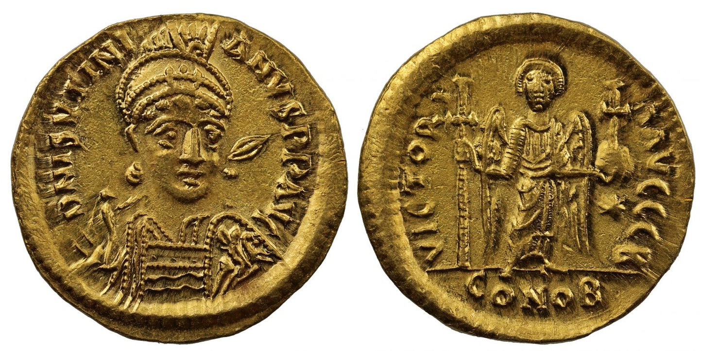 Justinian I, Gold Solidus
