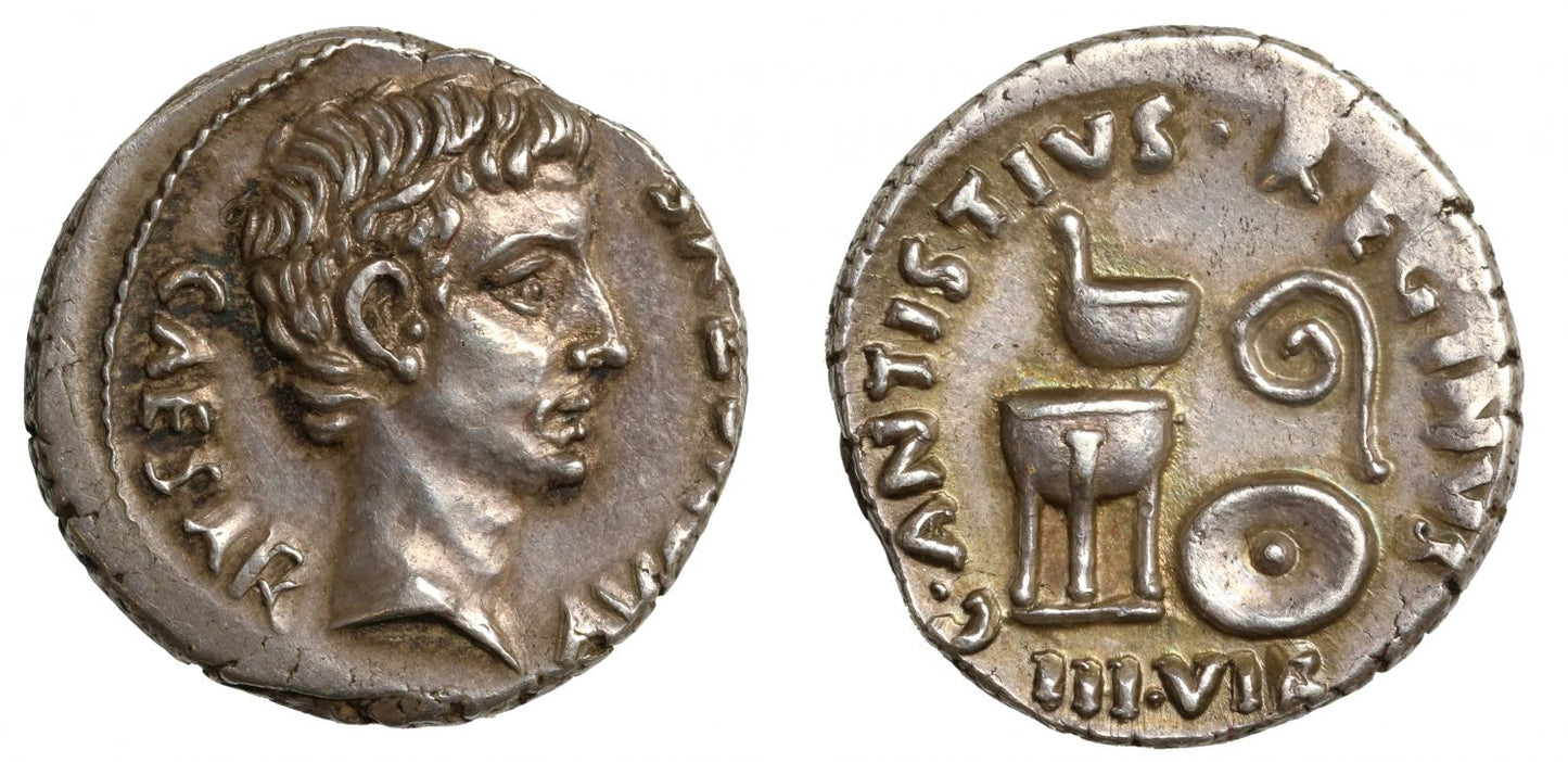 Augustus, Silver Denarius