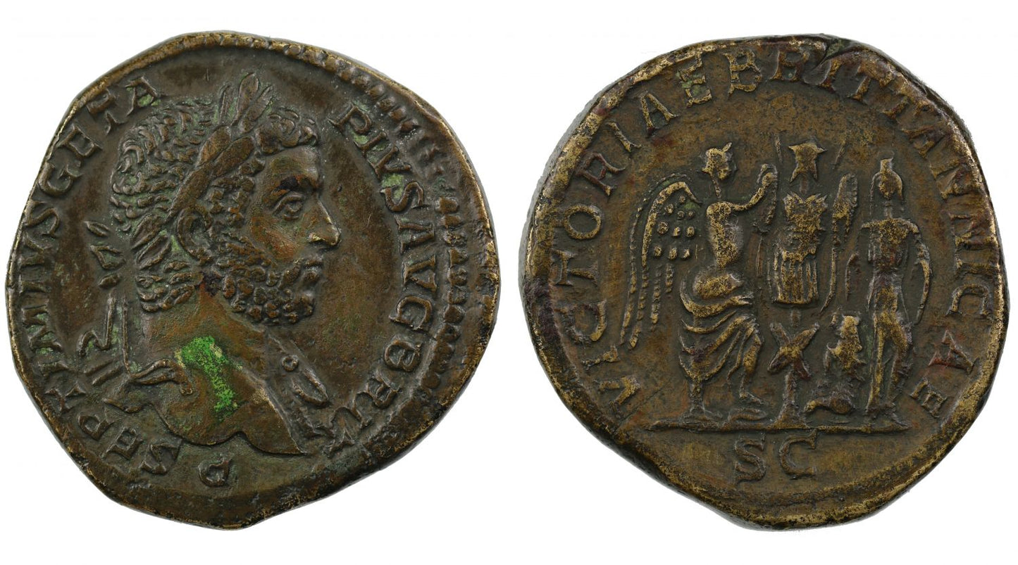 Geta, AE Sestertius