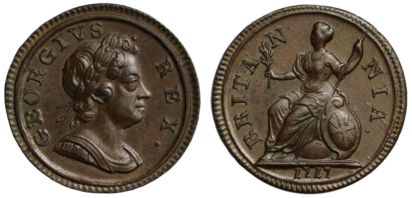 George I 1717 Dump Farthing