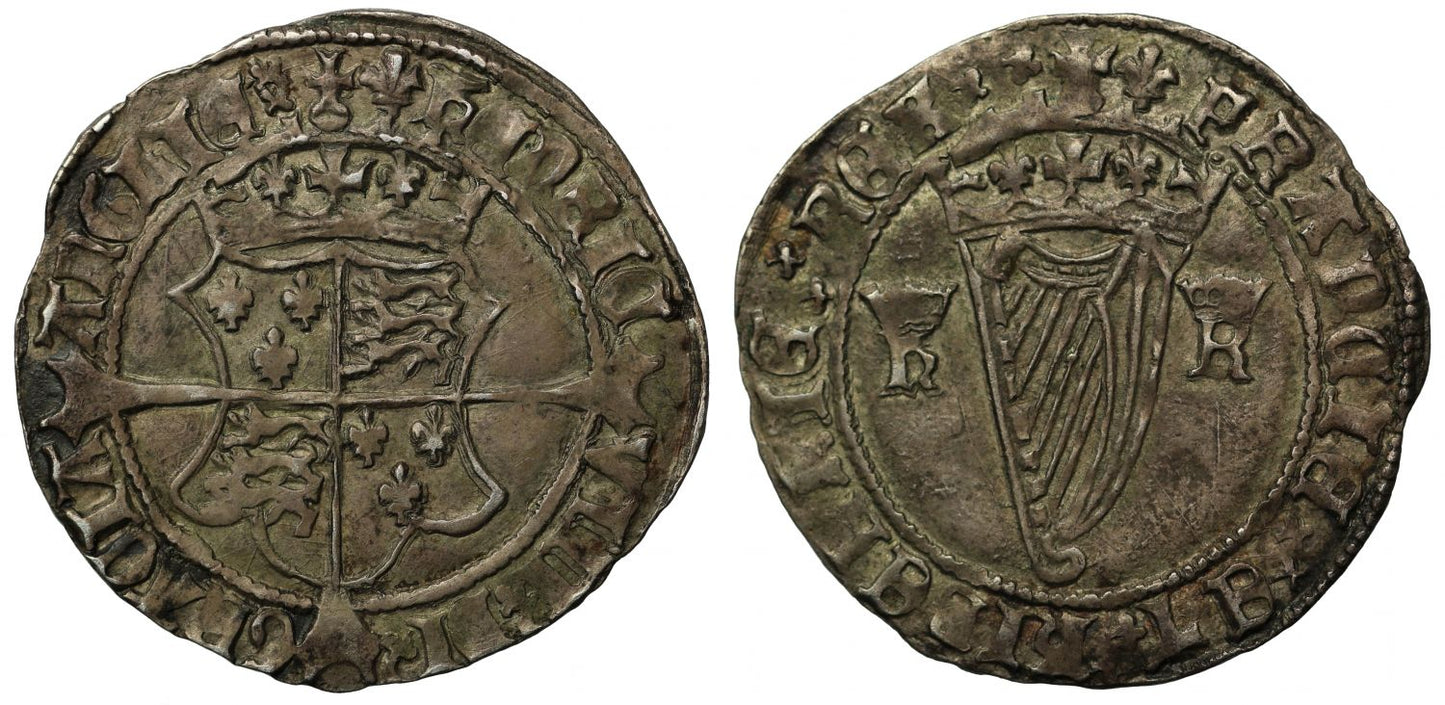 Ireland, Henry VIII harp Groat