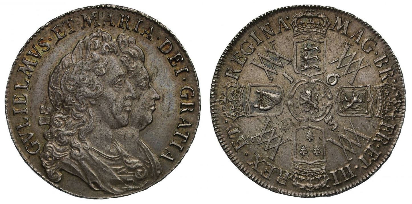 William and Mary 1693 Halfcrown