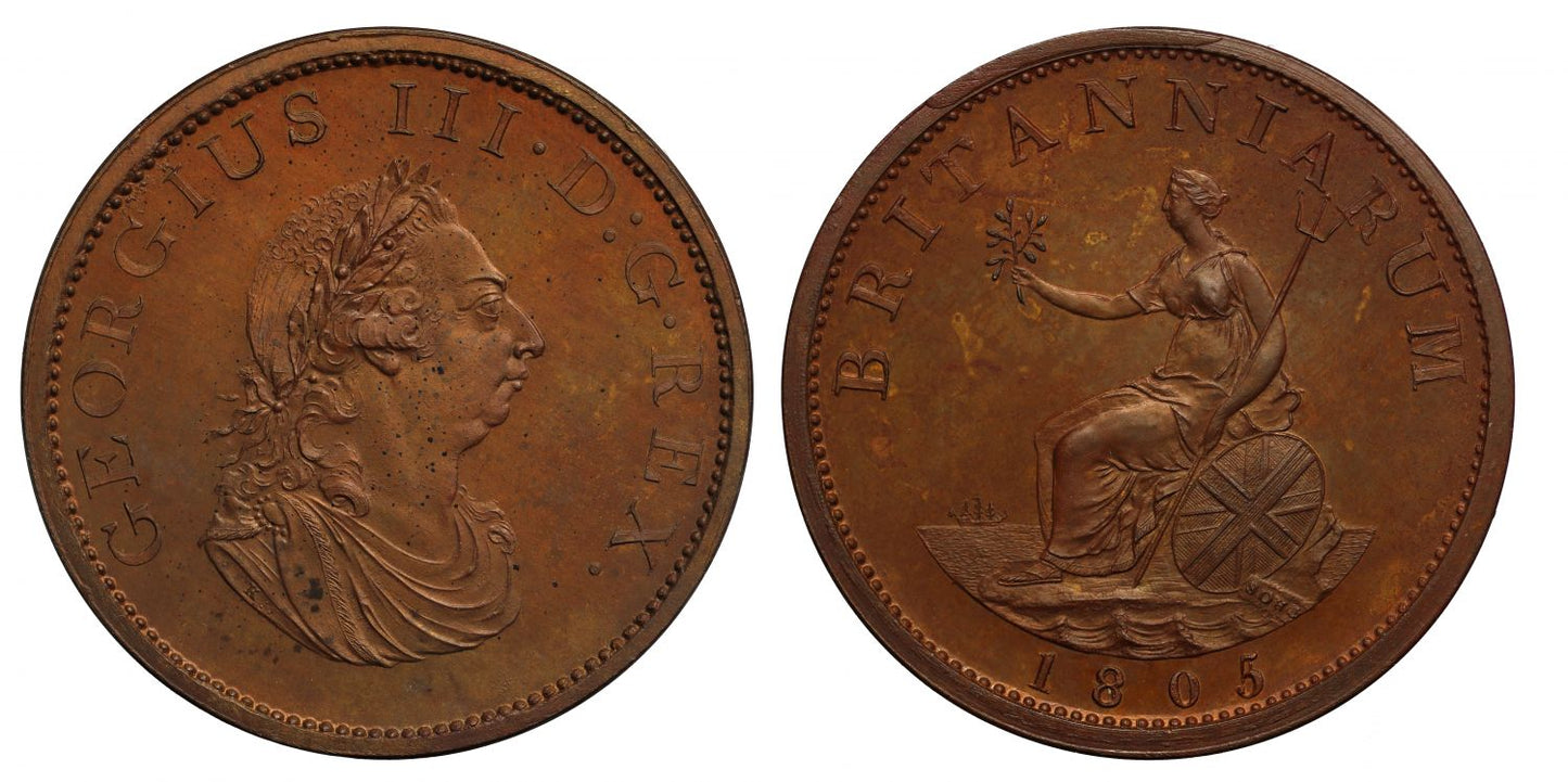 George III 1805 Pattern Halfpenny