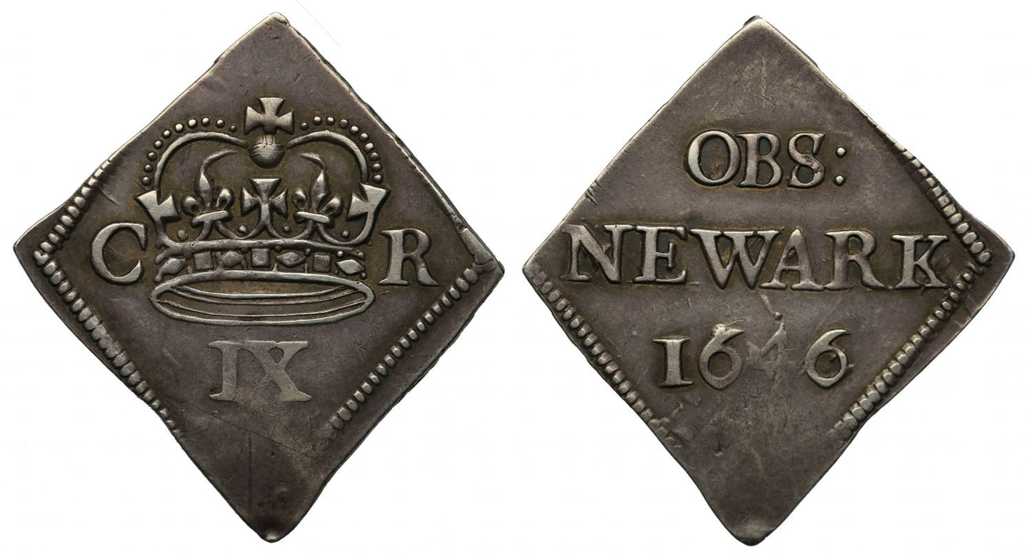 Charles I 1646 Newark Ninepence