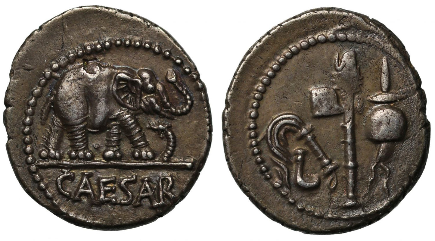 Julius Caesar, Silver Denarius