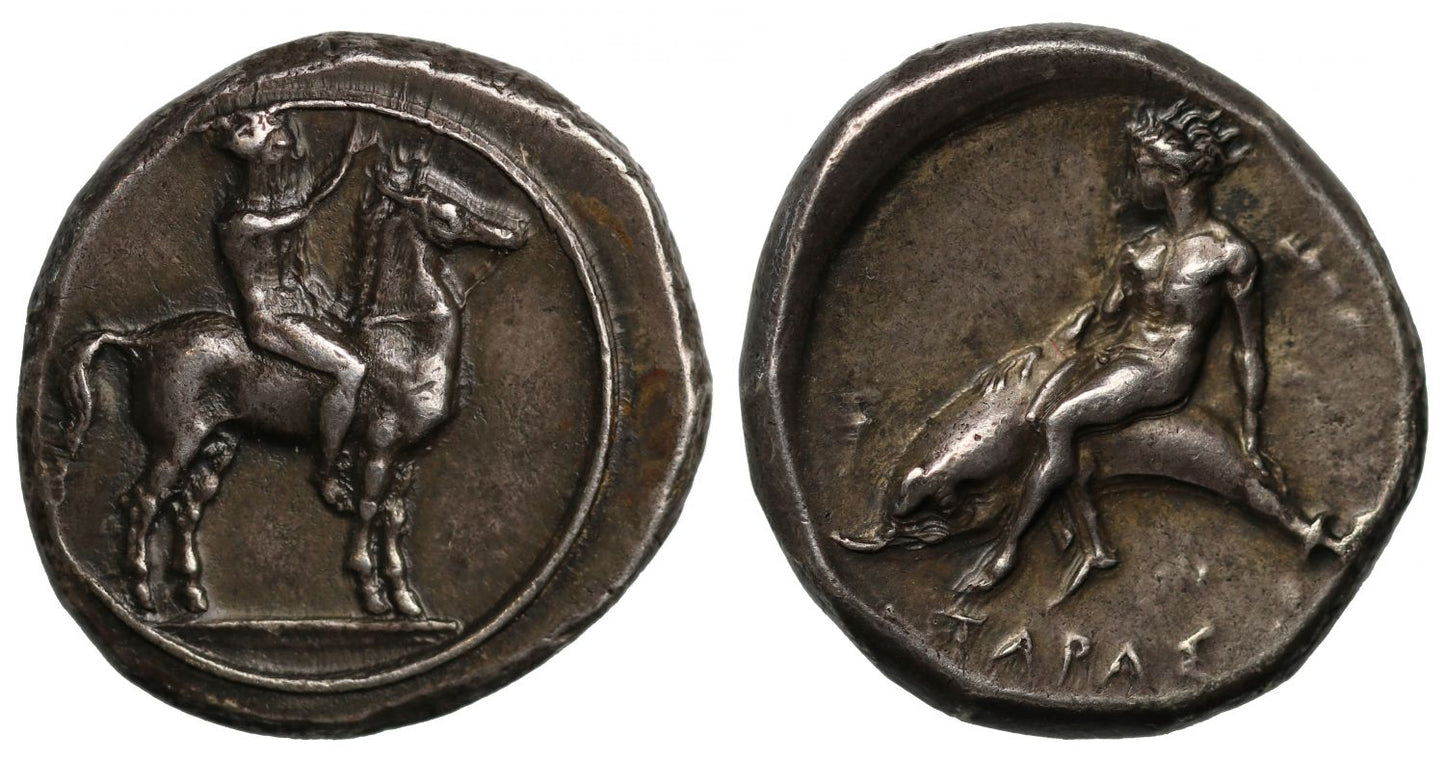Calabria, Tarentum, Silver Stater