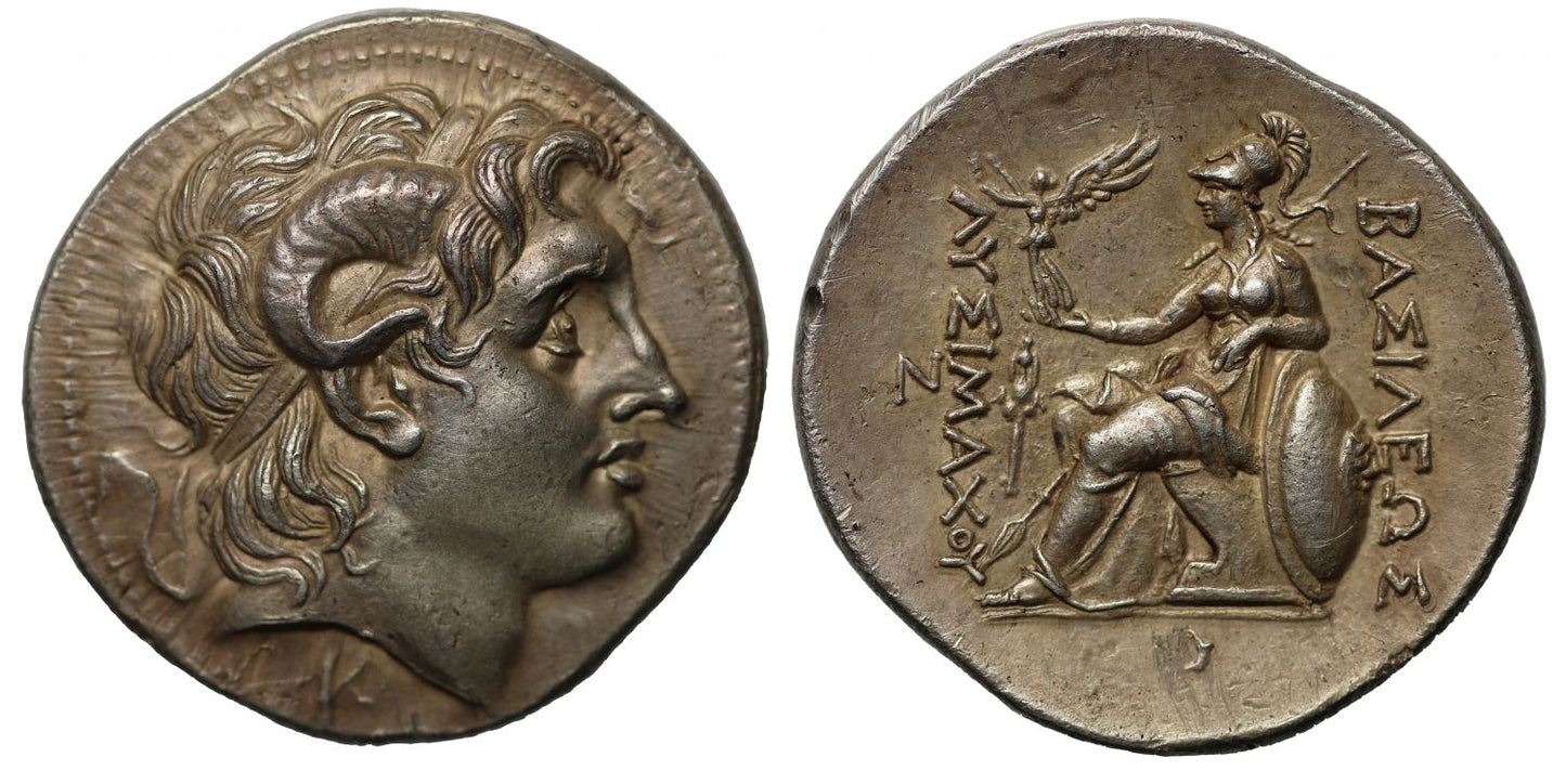Kingdom of Thrace, Lysimachos, Silver Tetradrachm, Pergamon