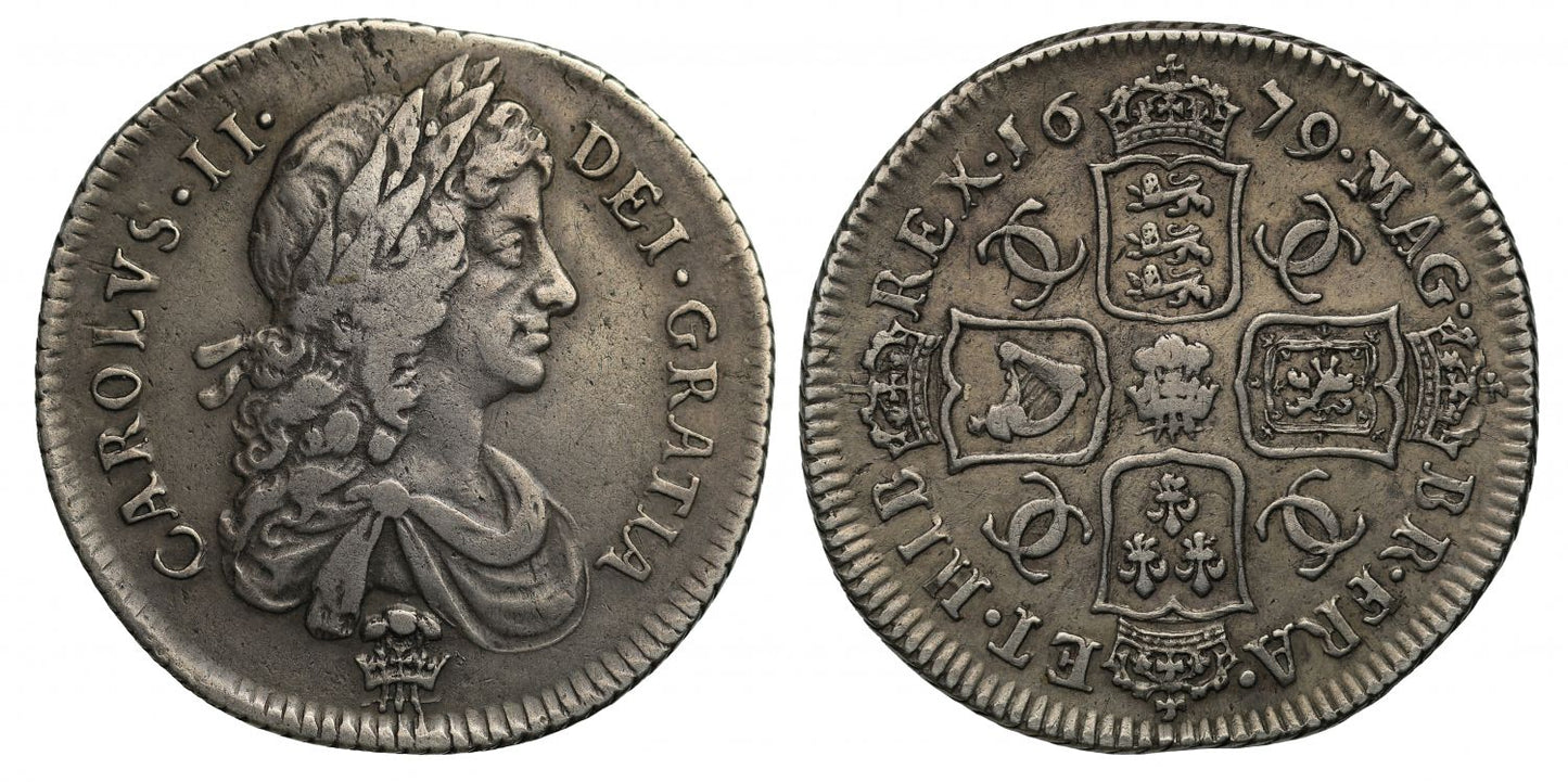 Charles II 1679 Shilling