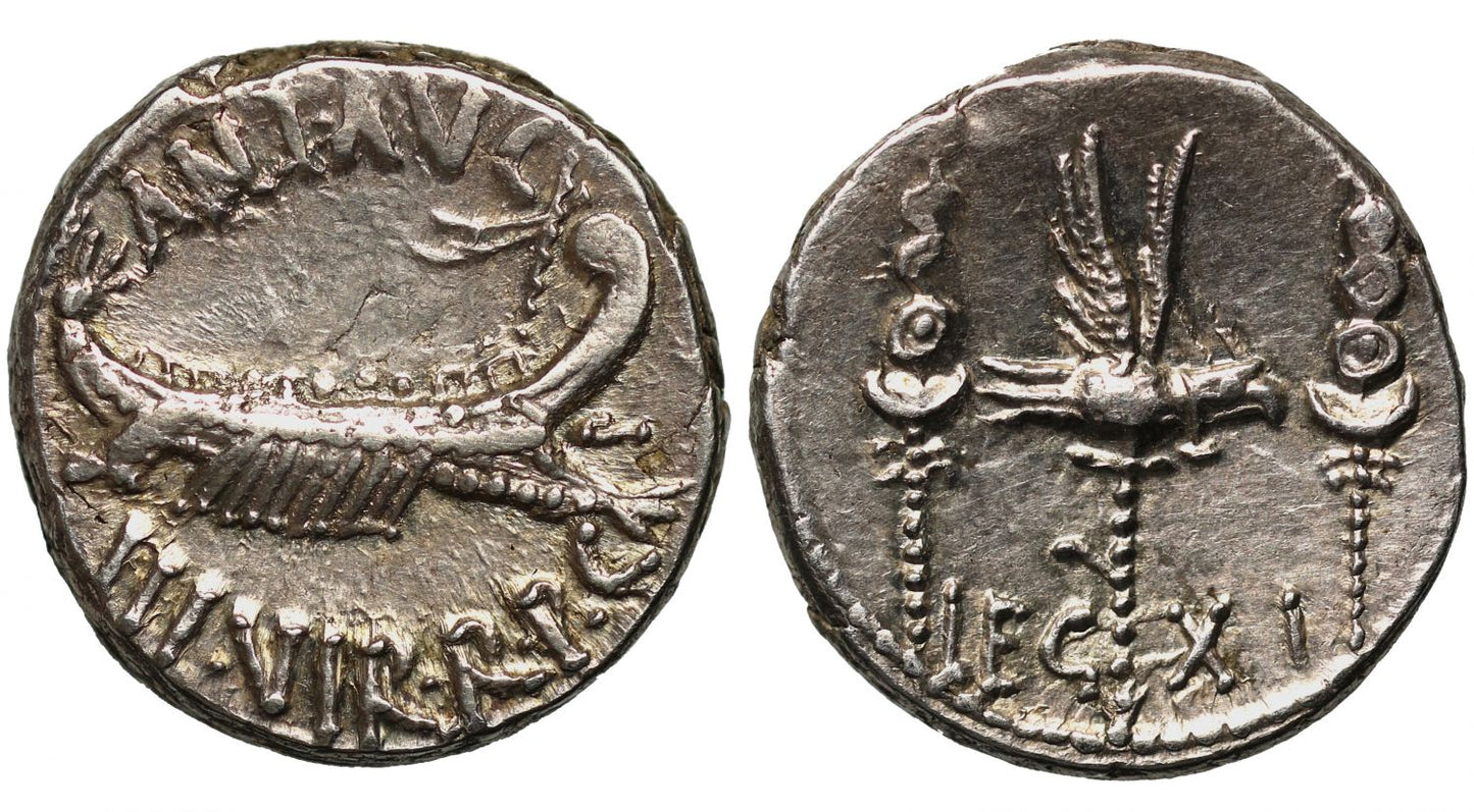 Mark Antony, Silver Denarius