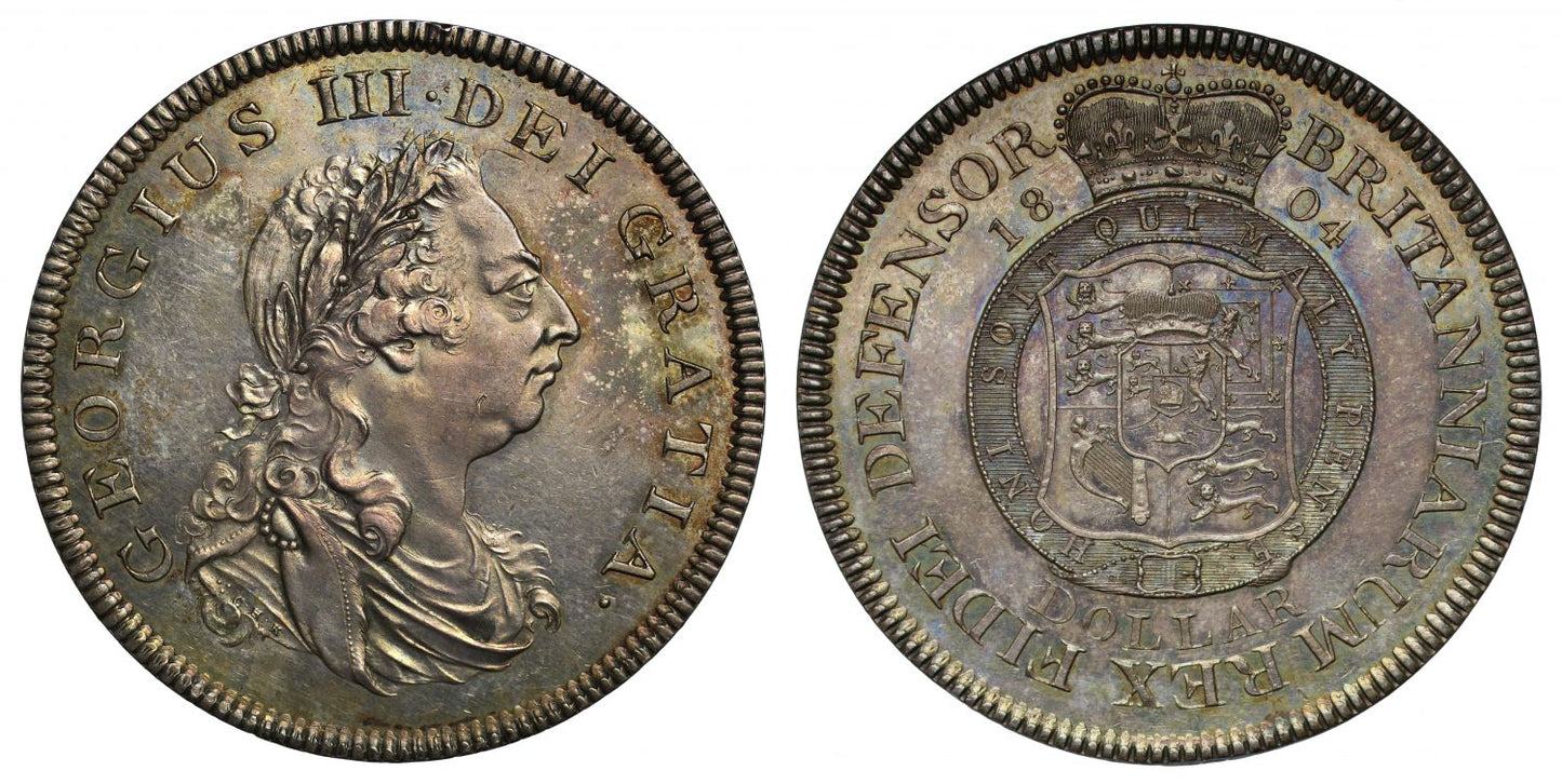 George III 1804 Pattern Garter Dollar