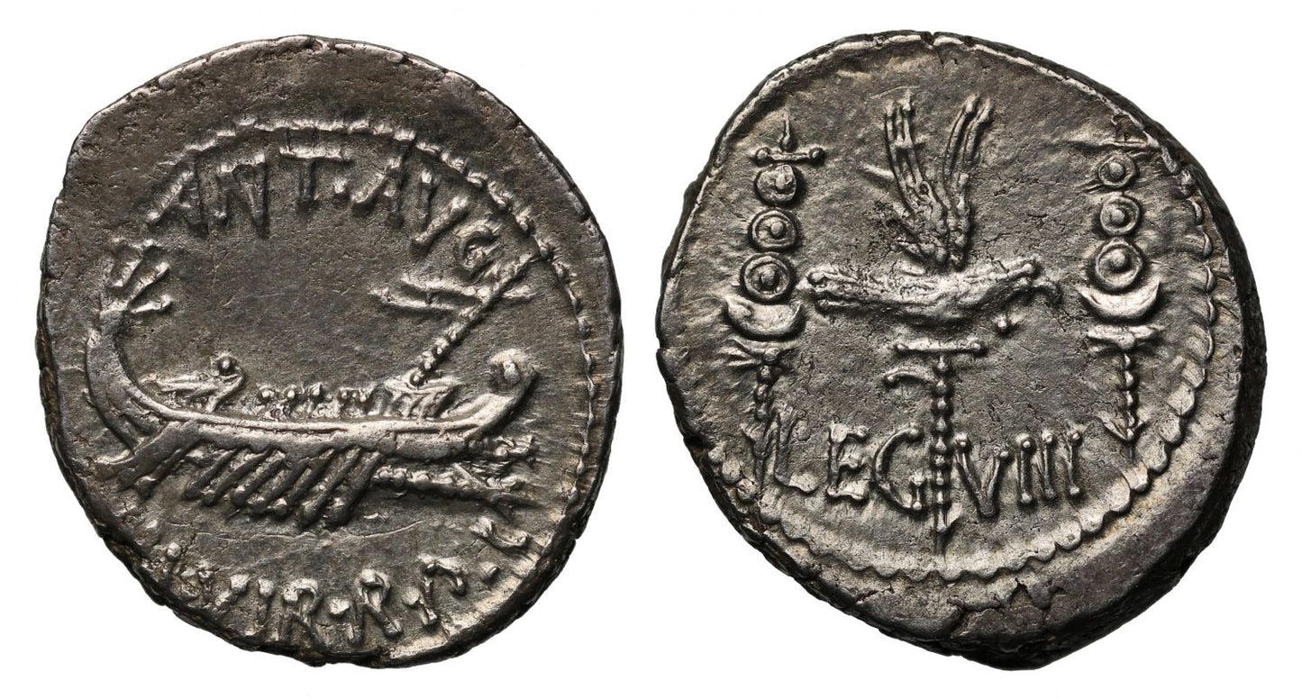 Mark Antony, Silver Denarius