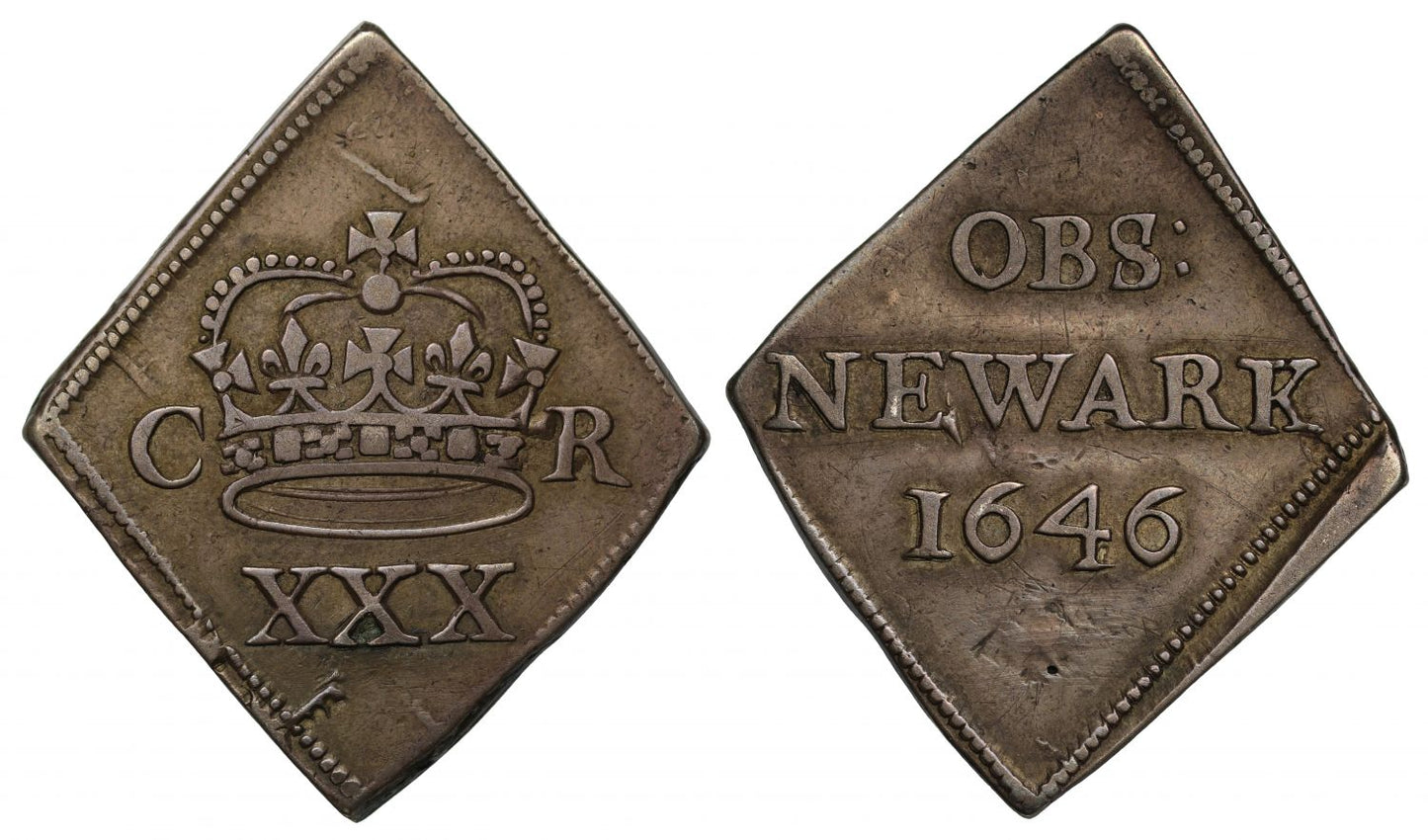 Charles I 1646 Newark Halfcrown