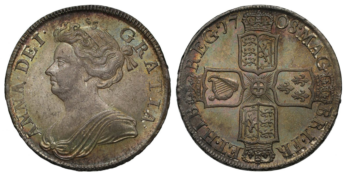 Anne 1708 Halfcrown