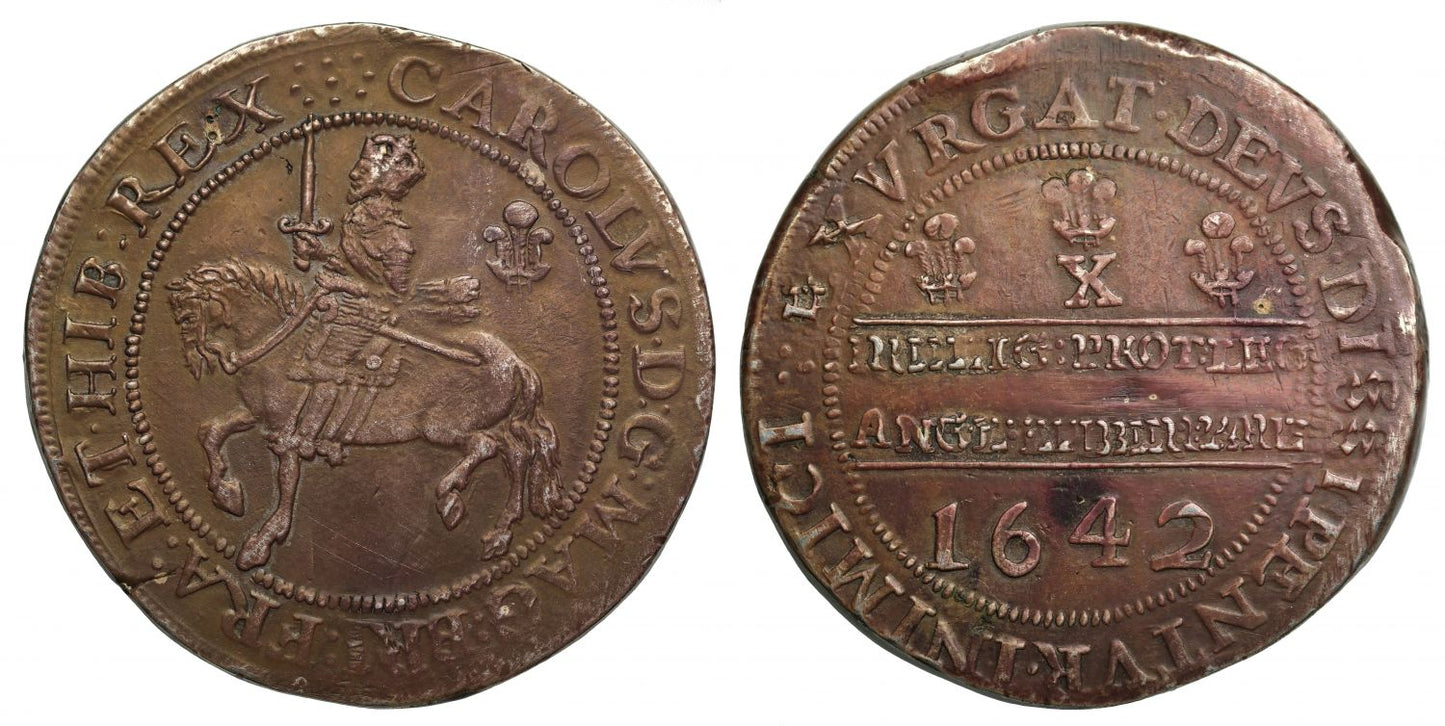 Charles I 1642 Shrewsbury Half-Pound