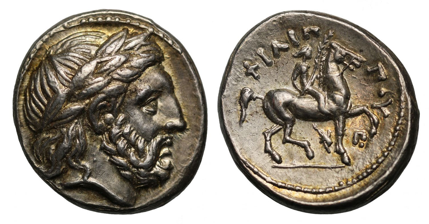 Kingdom of Macedon, Philip II, Silver Tetradrachm