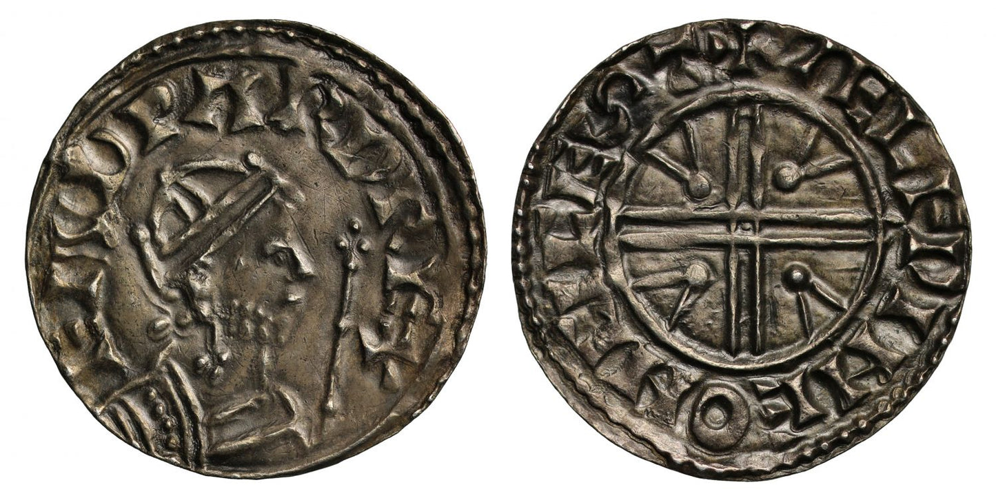 Edward the Confessor Penny, Pyramids type, Chichester, Ielfwine
