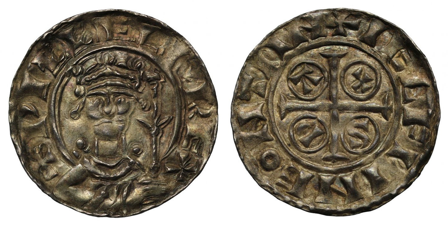 William I PAXS type Penny Taunton, moneyer Alfwine