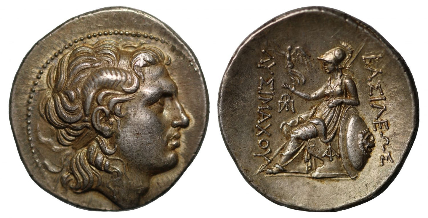 Kingdom of Thrace, Lysimachos, Silver Tetradrachm, Amphipolis